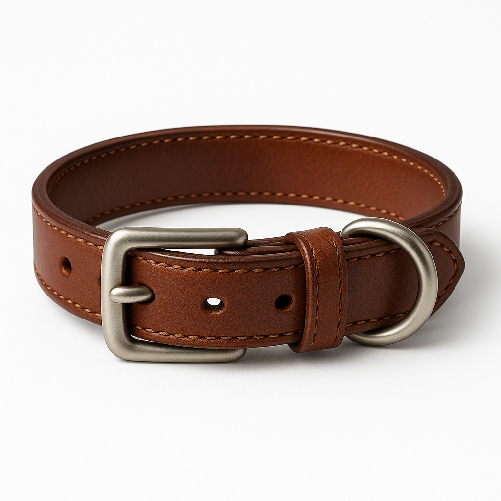 Adjustable Collar (Leather) — Paw & Found pet product
